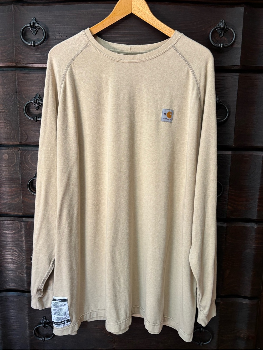 Carhartt FR Shirt Men’s 3XL Flame Resistant Long Sleeve Work Shirt, FRK009